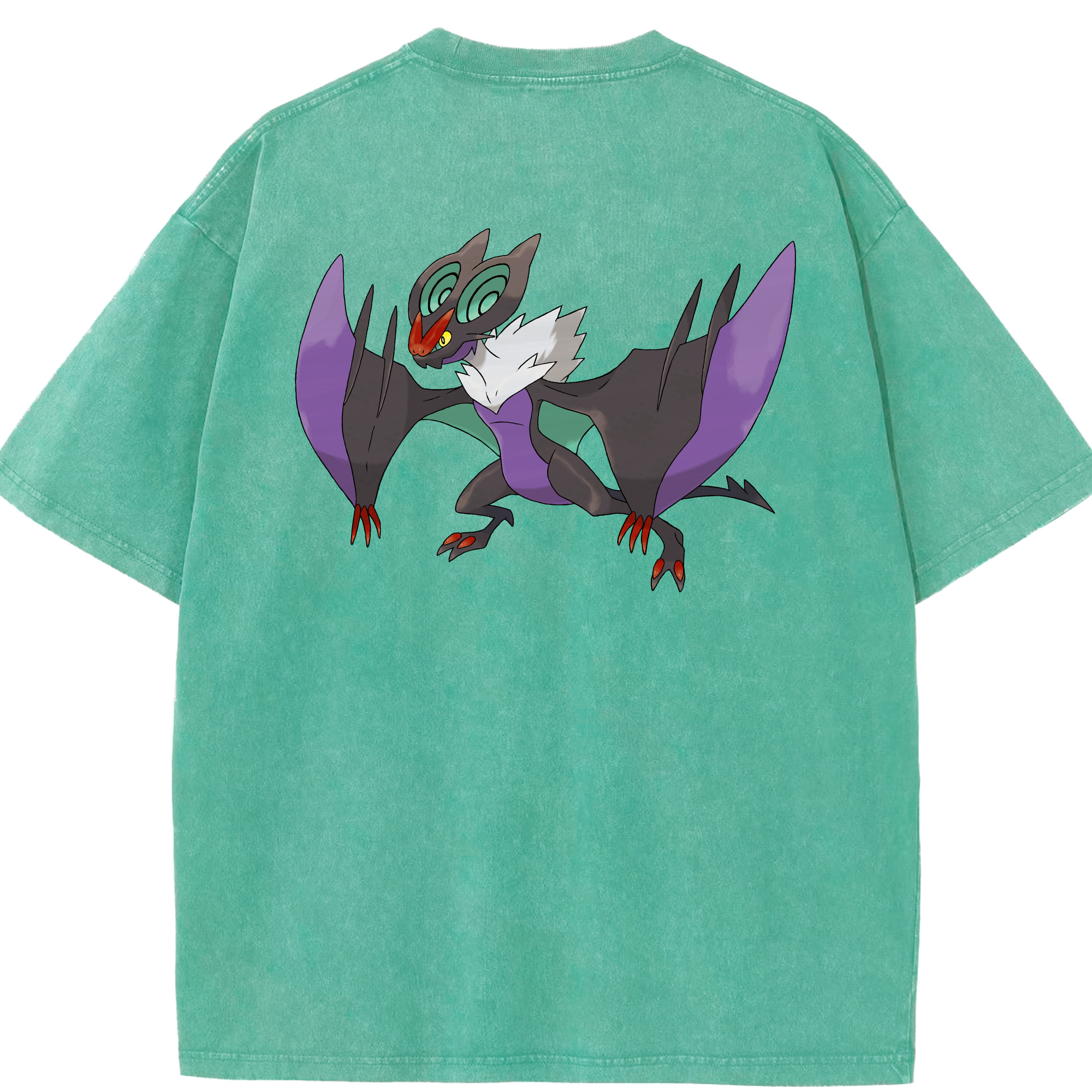 （画像用） ポケットモンスター Pokémon 綿100% ヴィンテージ風 半袖Tシャツ（背面プリント）